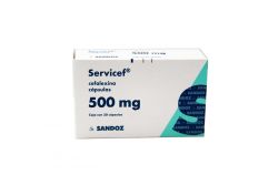 Servicef 500 mg Caja Con 20 Cápsulas - RX2