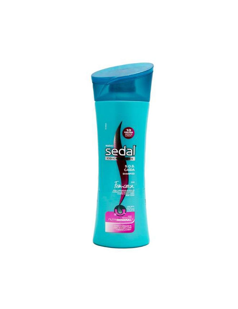 SEDAL CO-CREATIONS FRASCO CON 350 ML SHAMPOO 10 VECES MENOS CACÍDA