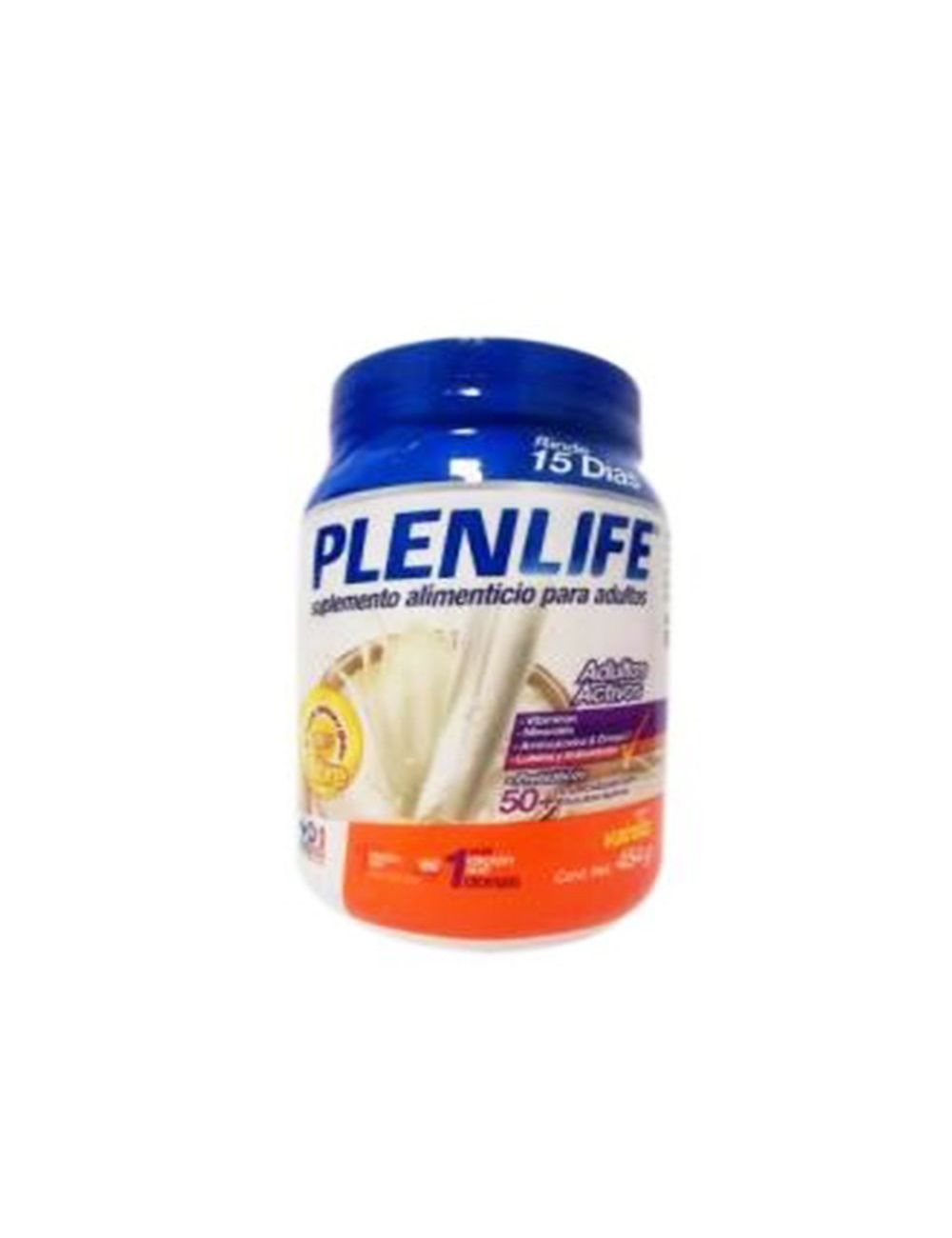 Plenlife Adultos Activos Sabor Vainilla Frasco Con 454g