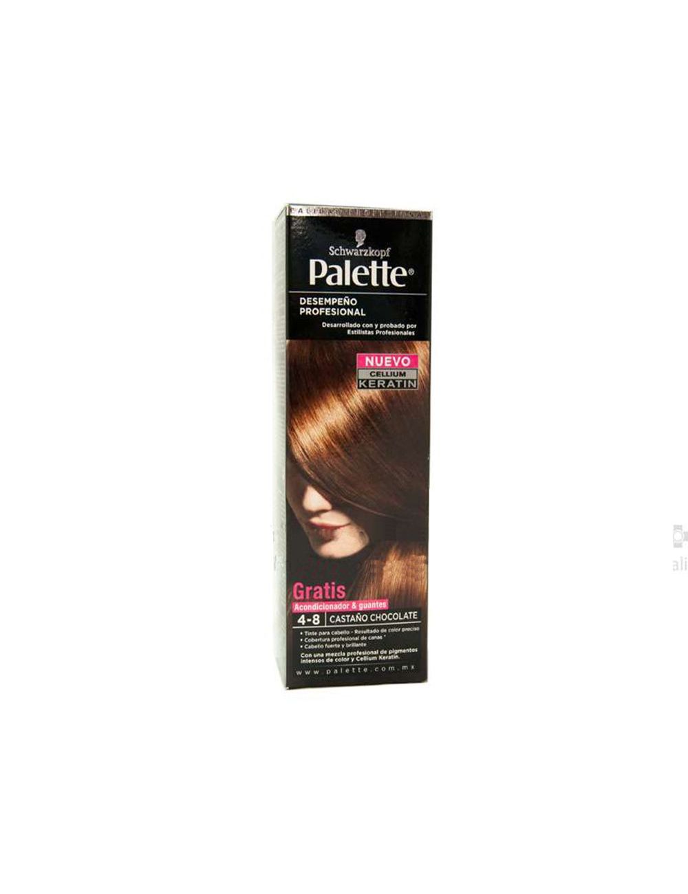 Palette Tinte Para Cabello Keratin Castaño Chocolate