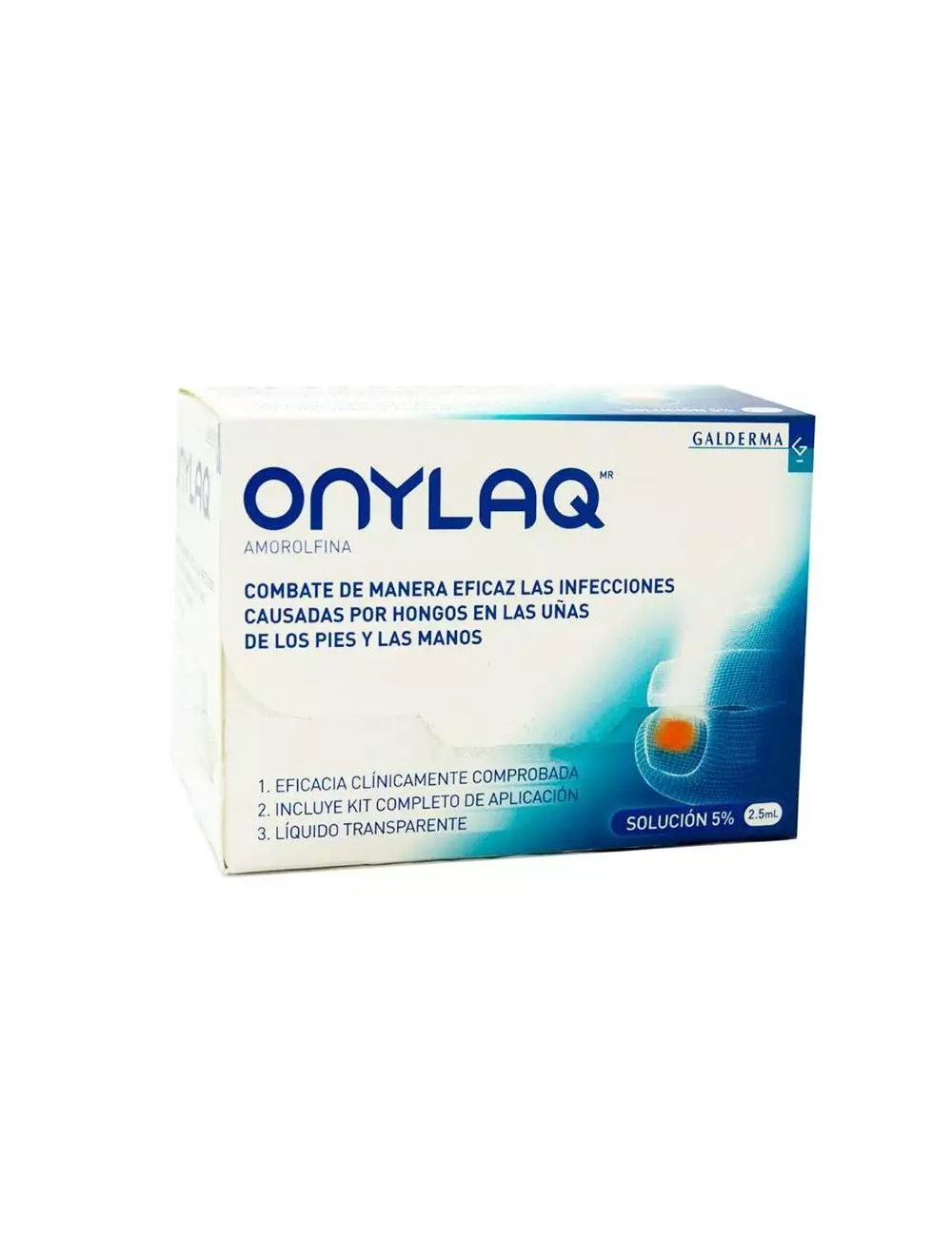 ONYLAQ SOLUCIÓN 5% FRASCO CON 2.5 ML