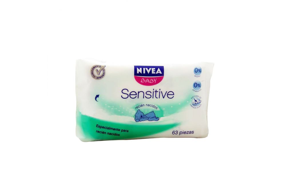 NIVEA Baby Sensitive Recién Nacidos Paquete Con 63 Toallitas Húmedas