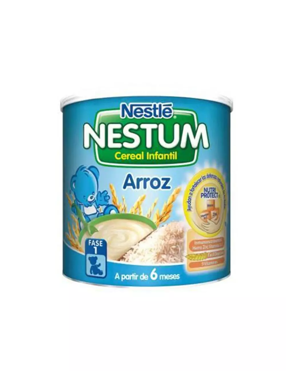 Nestum Cereal Infantil Arroz Fase 1 Lata Con 270 g