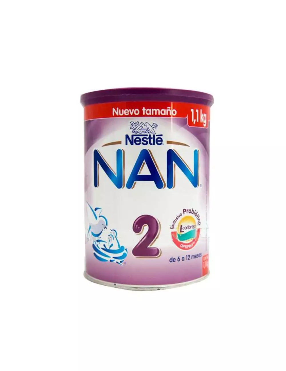 Nan 2 Lactantes Lata Con 1.1 Kg