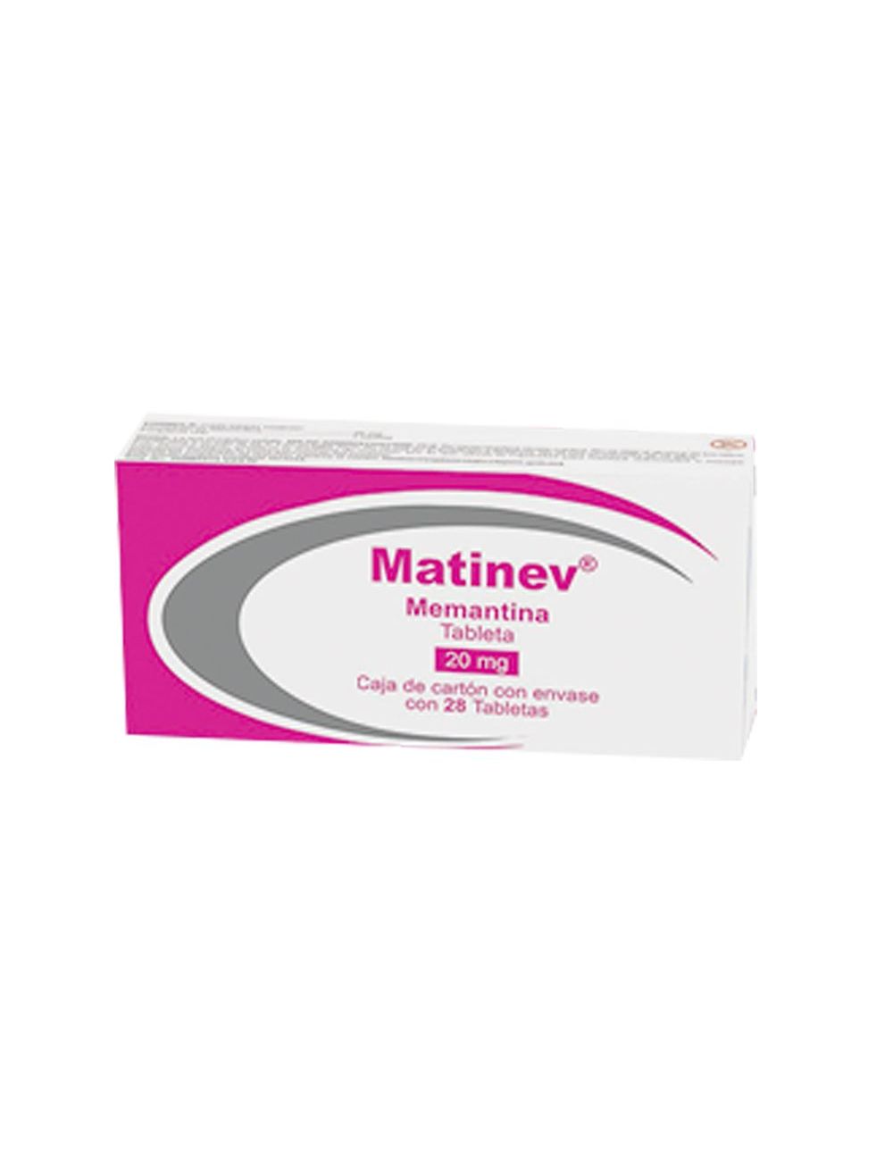 Matinev® 20 mg (Memantina) - 28 Tabletas - Synthon