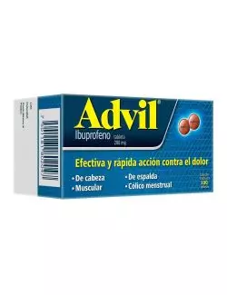 Advil 200 mg 100 Tabletas