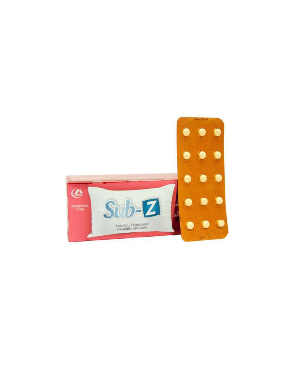 Sub Z 3 mg Caja Con 30 Tabletas