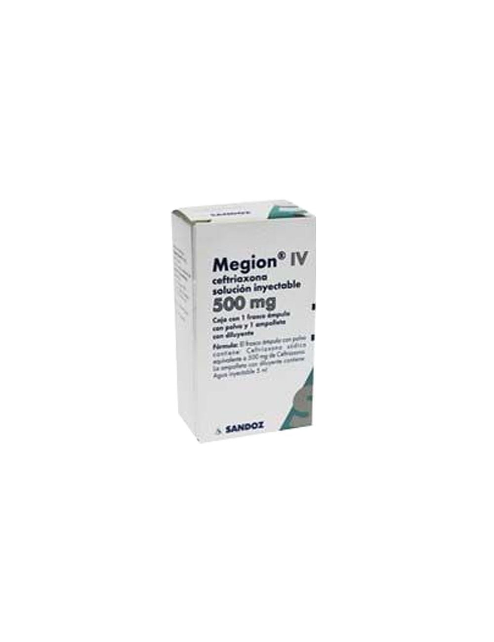 Megion I.V 500 mg Frasco Ámpula - RX2