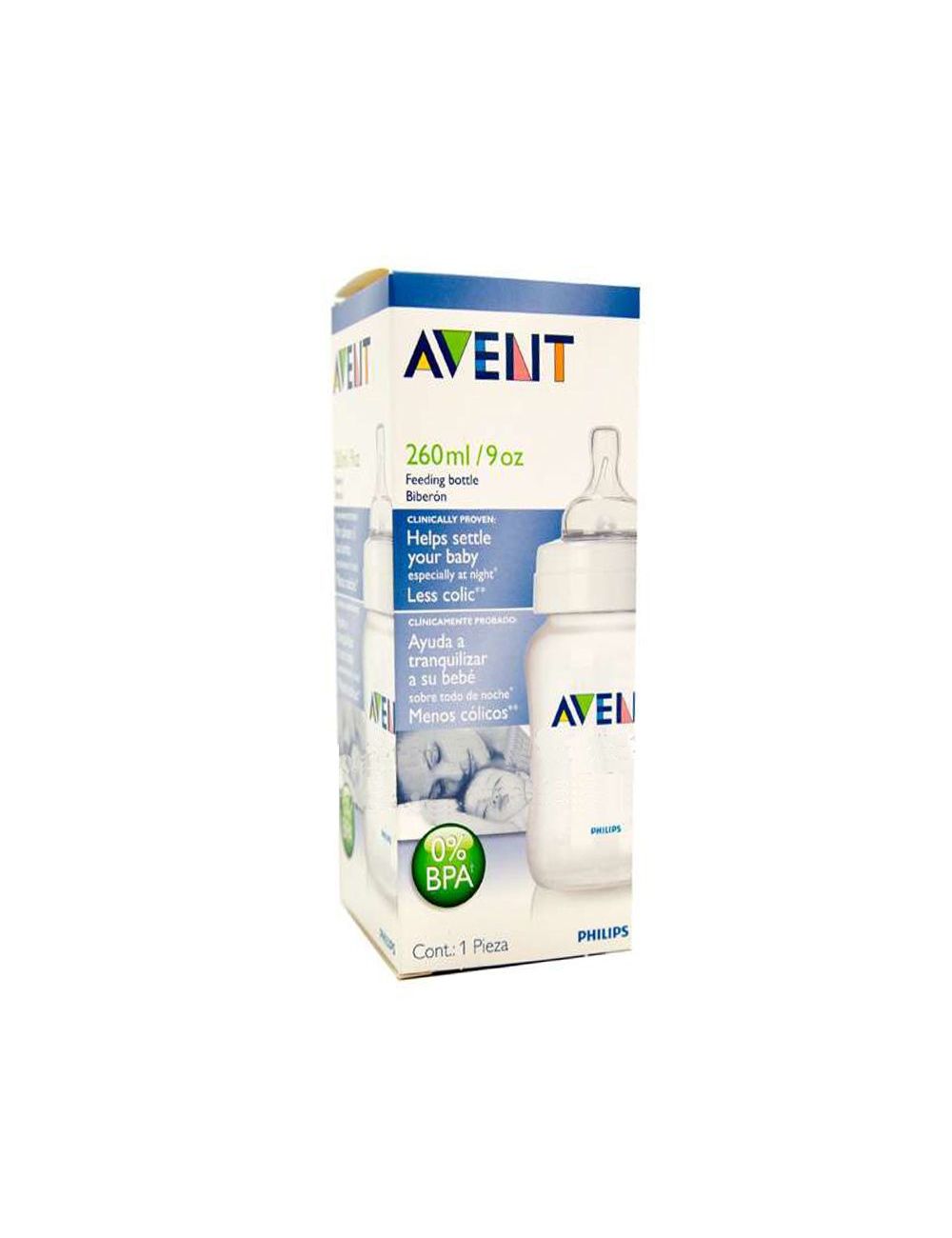 Avent Biberón 260 mL / 9 oz 1 Pieza - Caja Con 1 Pieza