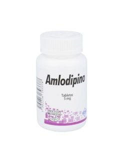 Amlodipino 5 mg 100 Tabletas