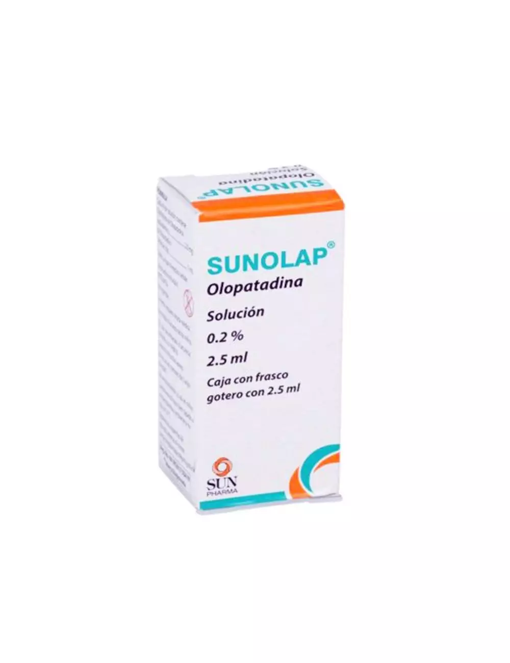 Sunolap Solución 0.2% Caja Con Frasco Gotero Con 2.5 mL