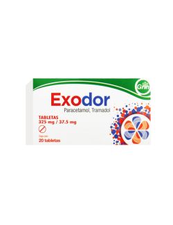Exodor 325 mg/37.5 mg Caja Con 20 Tabletas