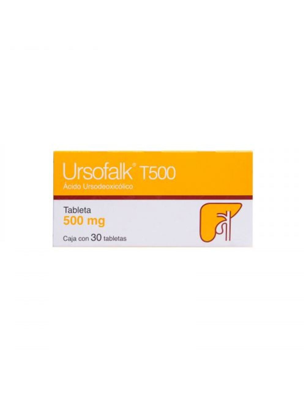 Ursofalk T500 500 mg Caja Con 30 Tabletas