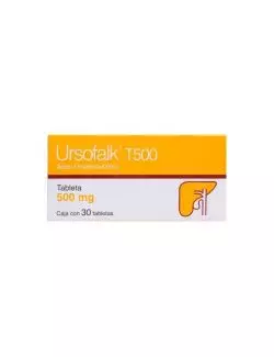 Ursofalk T500 500 mg Caja Con 30 Tabletas