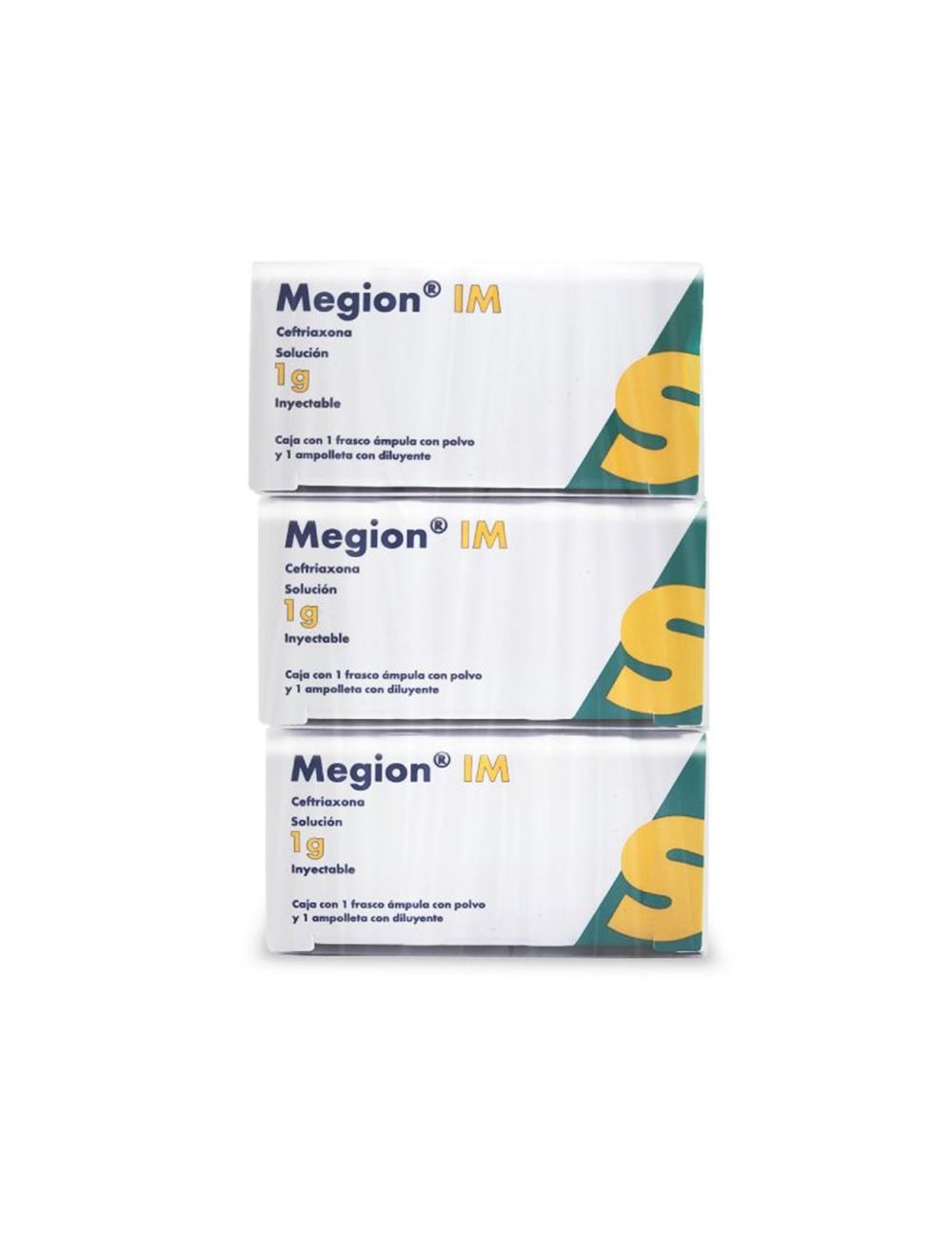 Megion im Solución Inyectable 1 g 3Pack-RX2