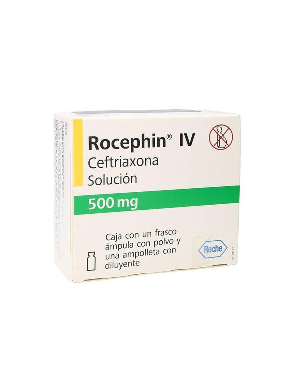 Rocephin Iv 500 mg Con 1 Frasco Ámpula-RX2