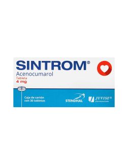 Sintrom 4 mg Caja Con 30 Comprimidos