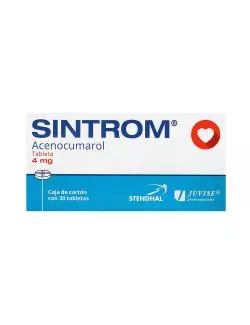 Sintrom 4 mg Caja Con 30 Comprimidos