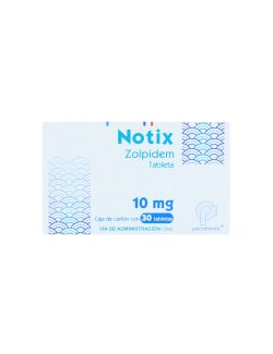 Notix 10 mg Caja Con 30 Tabletas-RX1