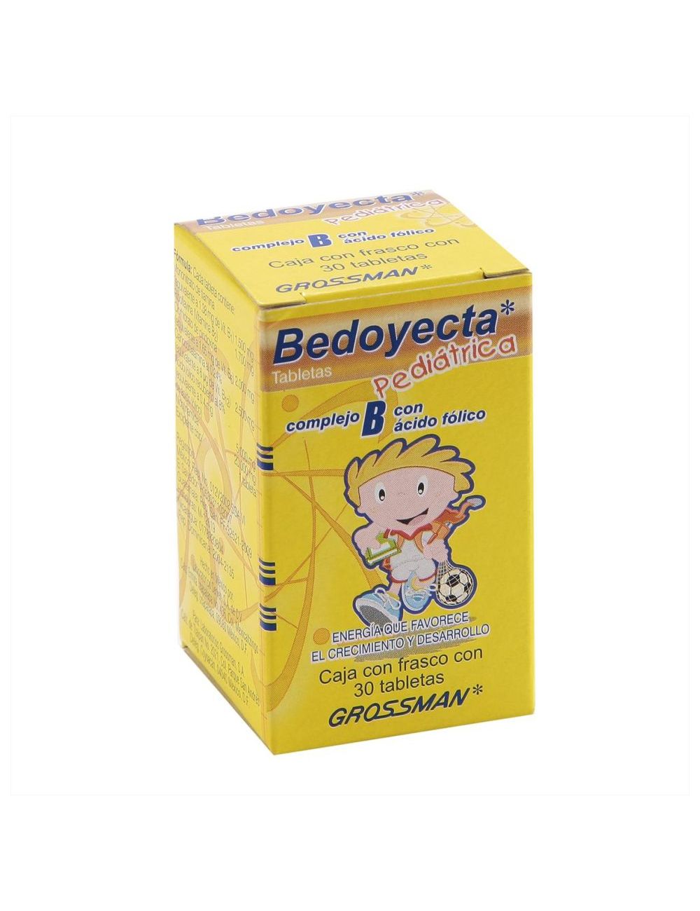 Bedoyecta Pediátrico Caja Con Frasco Con 30 Tabletas