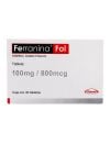 Ferranina Fol 100 mg / 800 mcg Caja Con 30 Tabletas