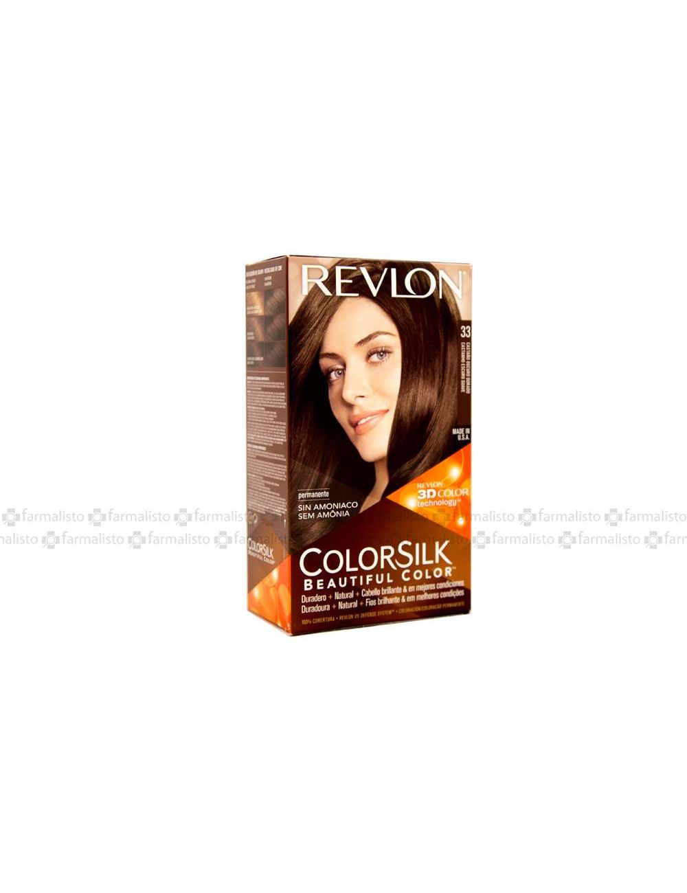 REVLON Tinte Colorsilk Castaño Oscuro Dorado 33