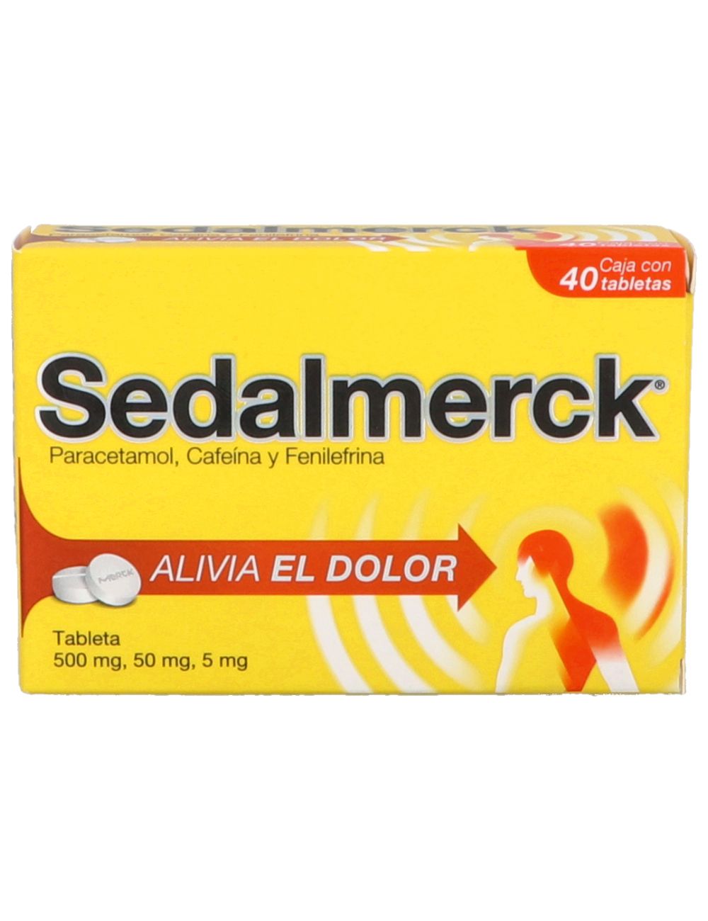Sedalmerck 500 mg /50 mg /5 mg Caja Con 40 Tabletas