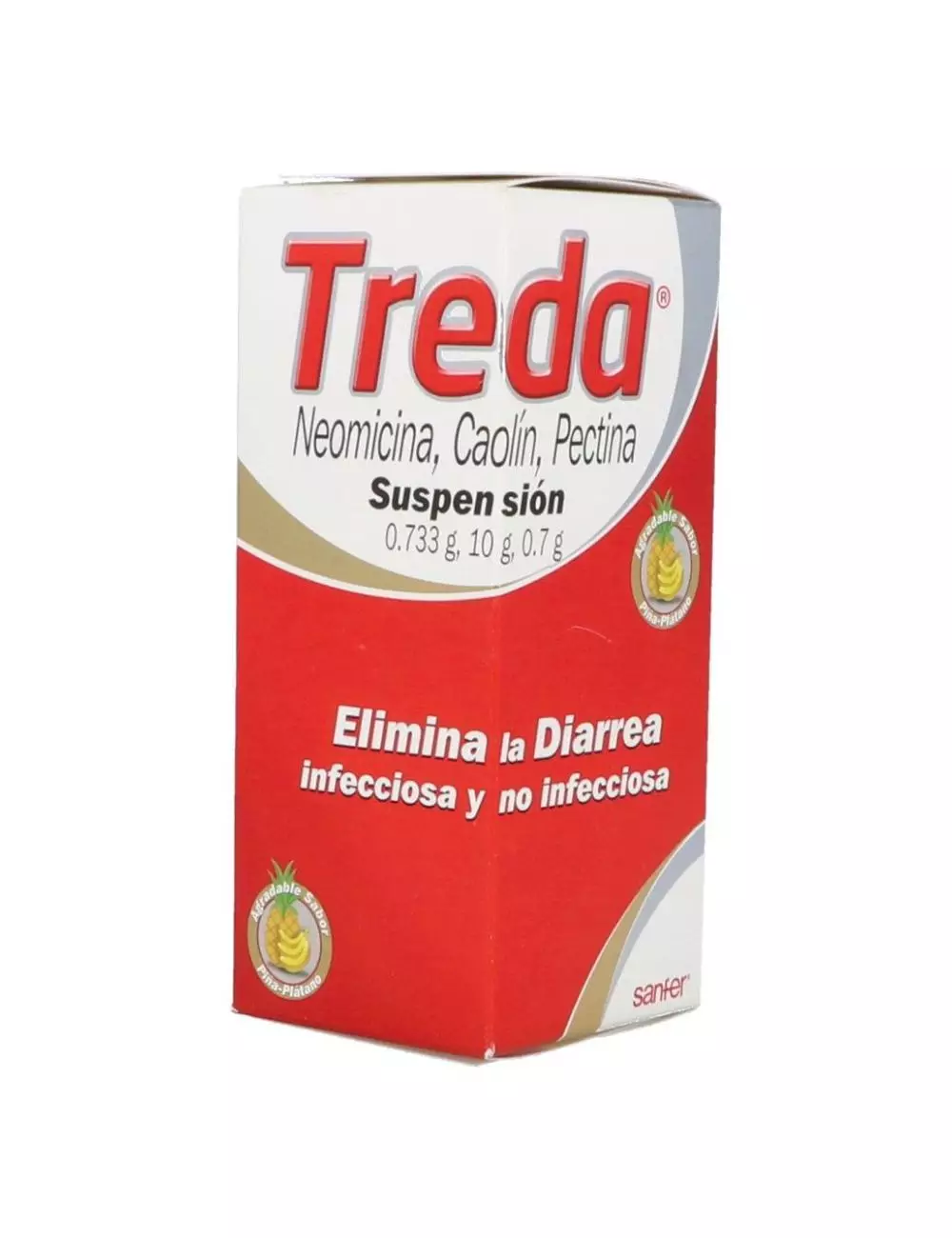 Treda Suspensión 0.733g/10g/0.7g Caja Con Frasco Con 75 mL