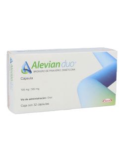 Alevian Duo® 100 mg/300 mg - Caja con 32 Cápsulas | Bromuro de Pinaverio/Dimeticona | Takeda