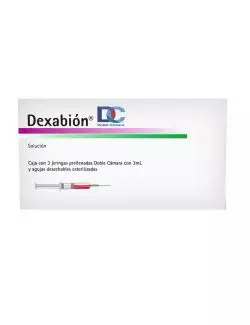 Dexabion Doble Cámara Solución Inyectable Caja Con 3 Jeringas Prellenadas Con 3 mL - RX