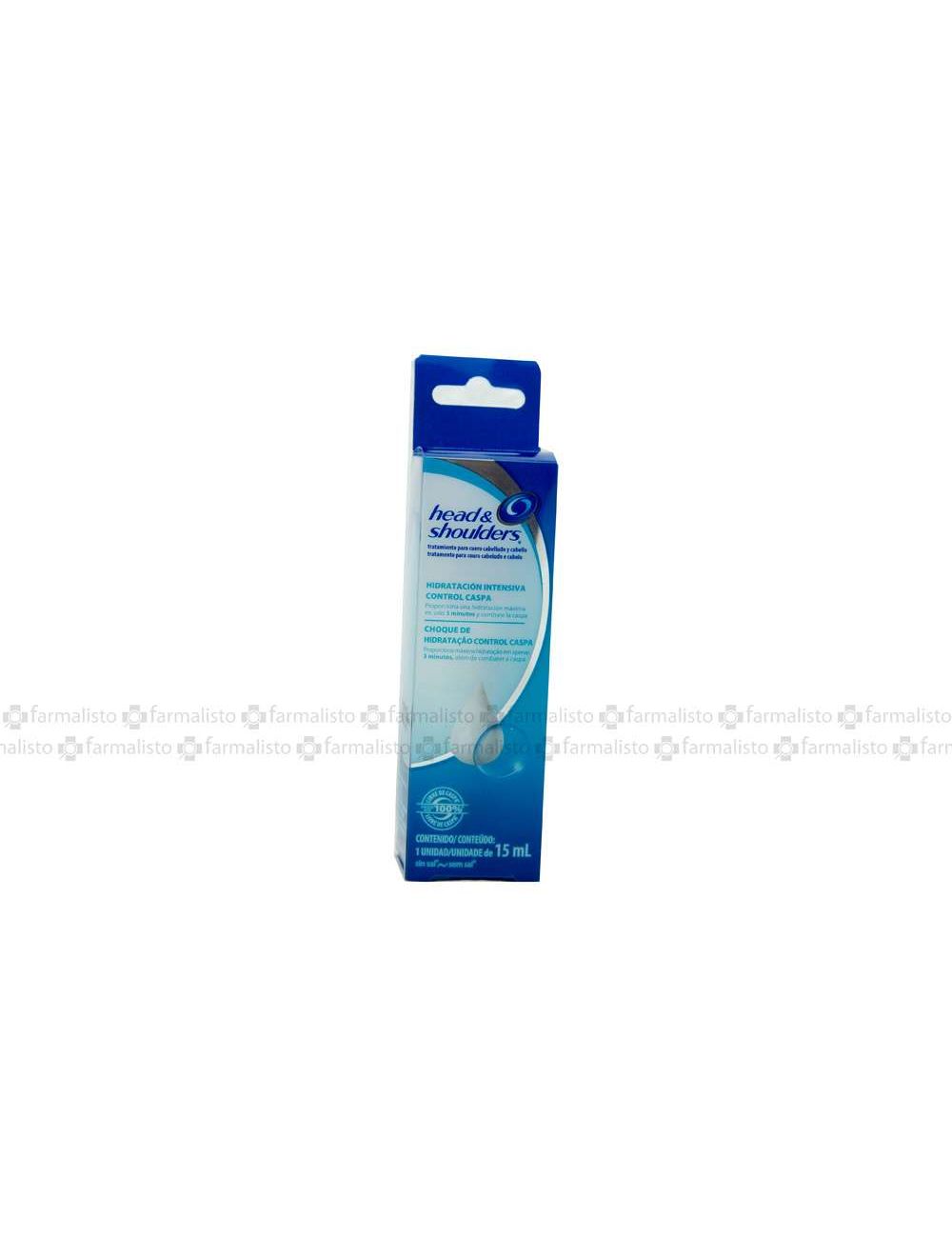 TRATAMIENTO HEAD & SHOULDERS HIDRATACIÓN INTENSIVA CAJA CON 1 PIEZA DE 15 ML