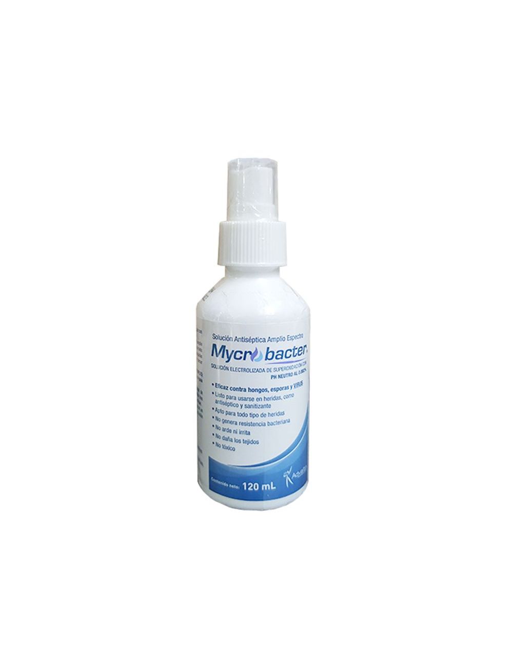 Mycrobacter 120 mL Solución Antiséptica De Amplio Espectro