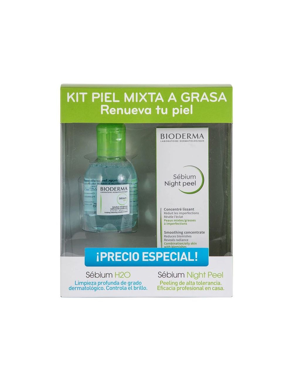 Kit Sébium Night Peel 40 mL + Sébium H2O 100 mL