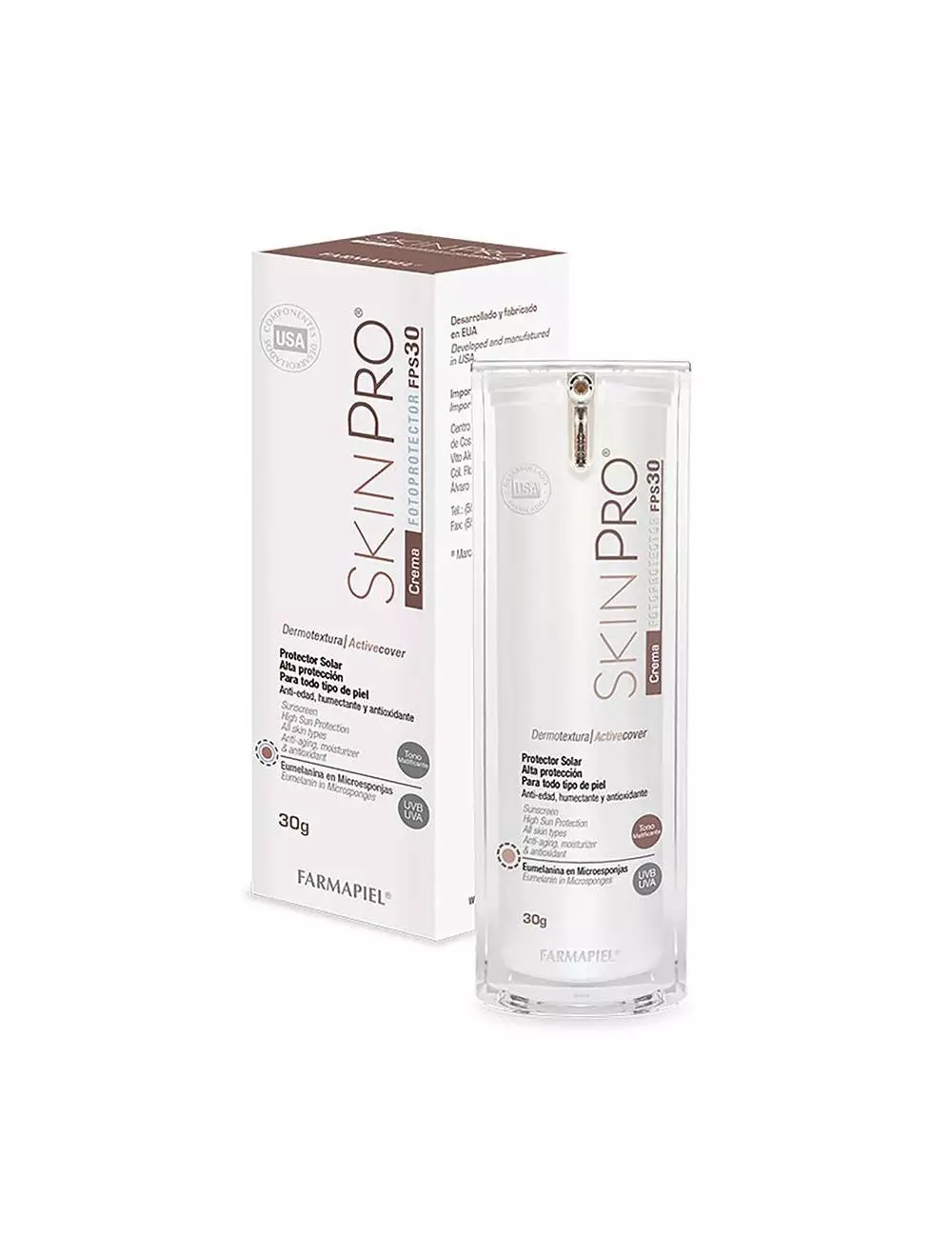 SkinPro Crema Fotoprotectora FPS30 Con 30 g