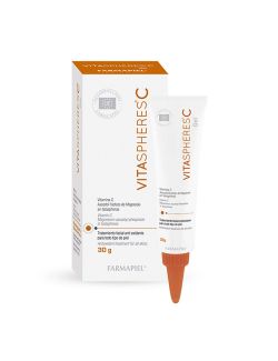 Vitaspheres C 30g - Caja con Tubo | Vitamina C + Fosfato de magnesio | Farmapiel