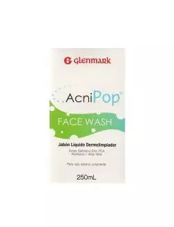 AcniPop Face Wash Jabón Líquido Dermolimpiador 250 mL