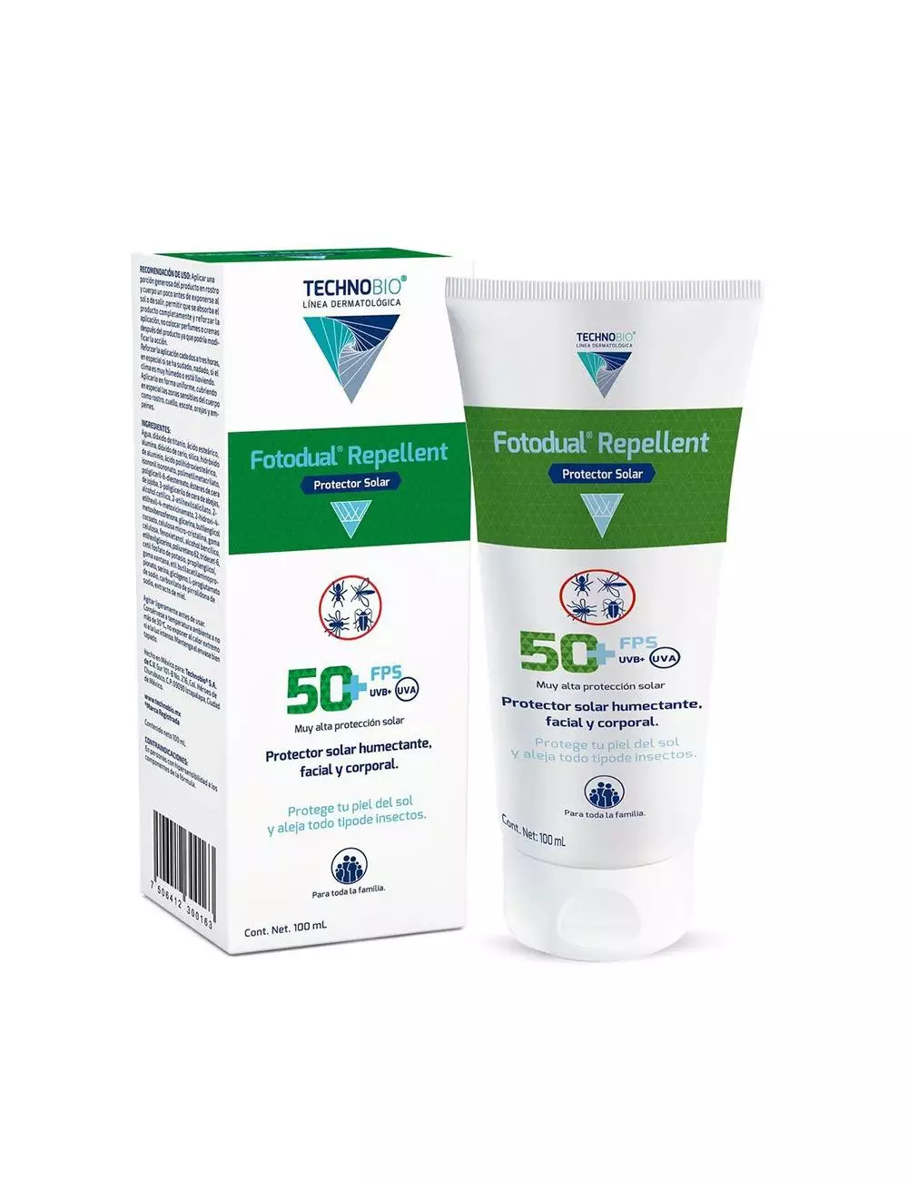 Fotodual Repellent Protector Solar FPS50+ Con 100 mL