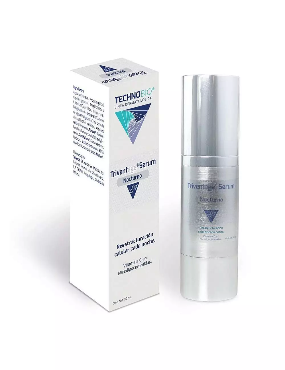 Triventage® Serum Nocturno - Frasco 30mL | Vitamina C | Laboratorio TECHNOBIO
