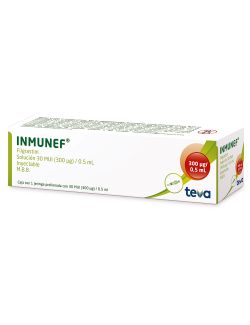Inmunef 30 MUI Solución Inyectable Con Jeringa Prellenada - RX3