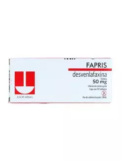 FAPRIS® 50 mg - Desvenlafaxina | 30 Tabletas | Asofarma