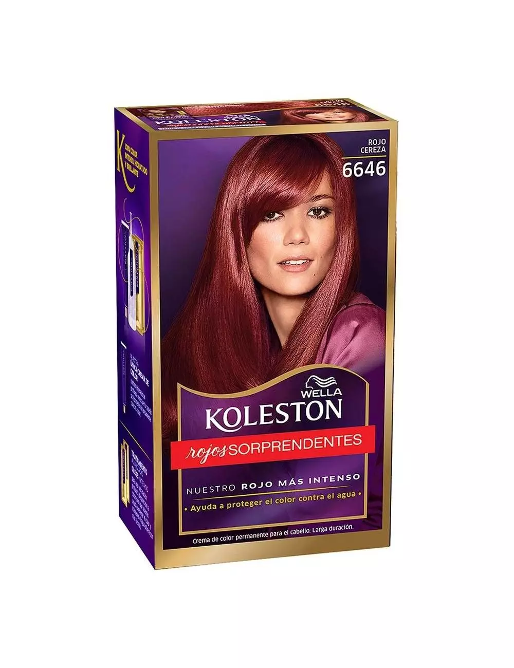 Tinte Koleston Rojo Cereza 6646 Caja Con Tinte