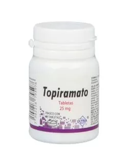 Topiramato 25 mg Con 60 Tabletas
