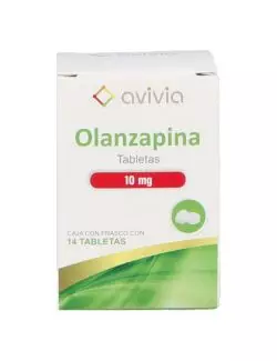 Olanzapina 10 mg Caja Con Frasco Con 14 Tabletas