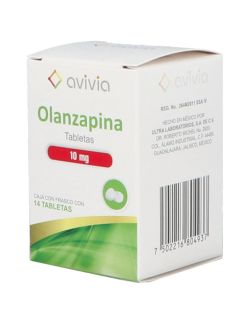 Olanzapina 10 mg Caja Con Frasco Con 14 Tabletas