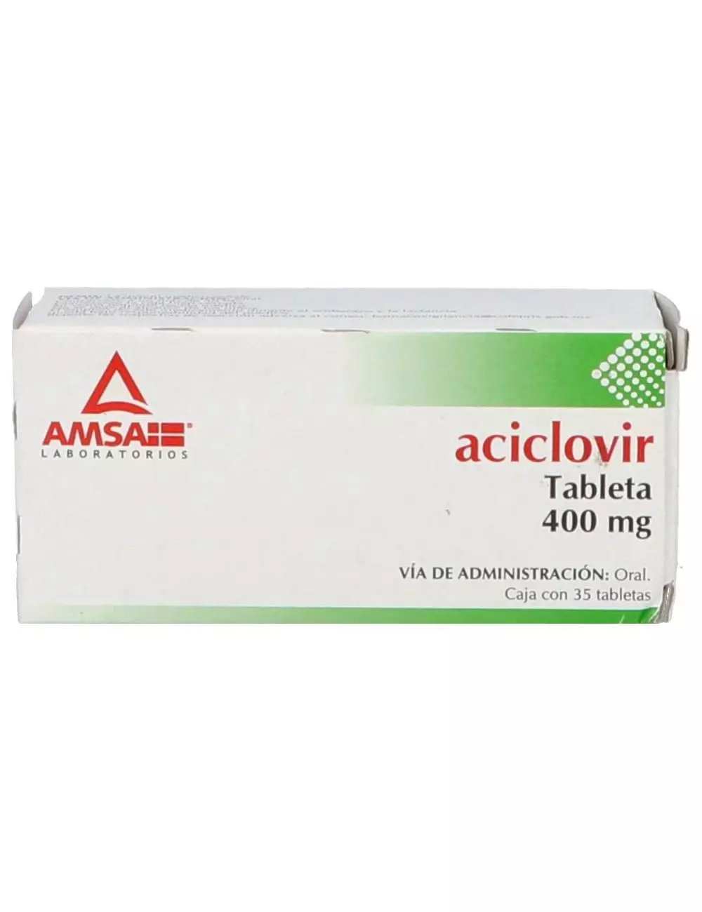 Precio Aciclovir 400 mg con 35 tabletas | Farmalisto MX