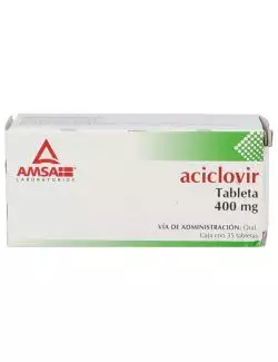 Aciclovir 400 mg Caja Con 35 Tabletas