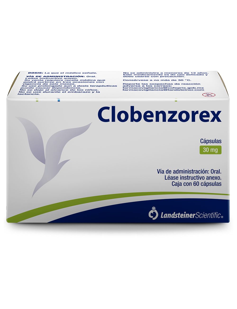 Clobenzorex 30 mg Caja Con 60 Cápsulas - RX1