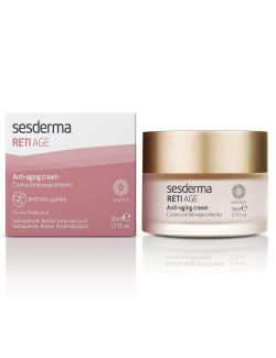 RETI AGE Crema Antienvejecimiento - 50 ml - Retinol + Ácido Hialurónico - Sesderma