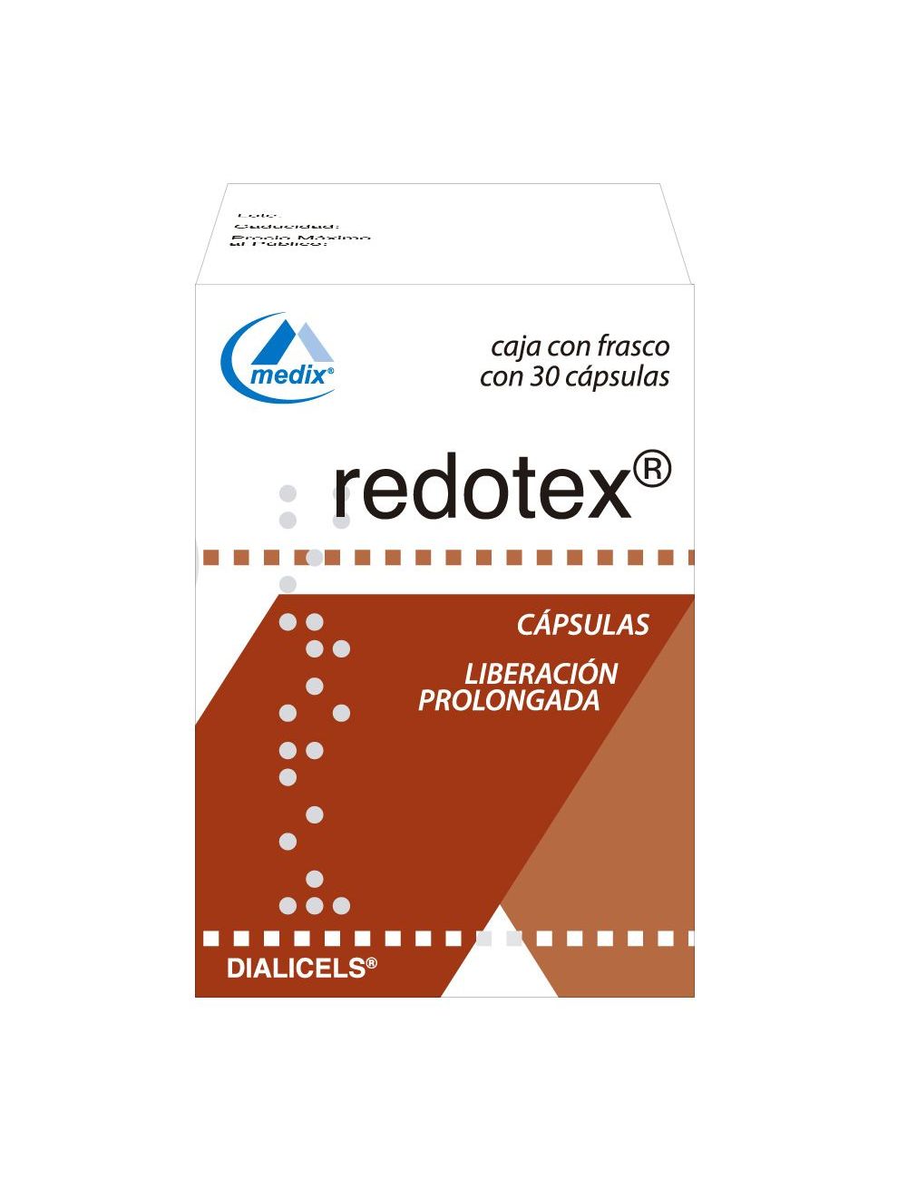 Redotex Caja Con Frasco Con 30 Cápsulas - RX1