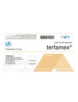 Terfamex 15 mg Caja Con 30 Cápsulas - RX1
